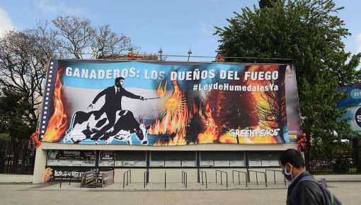 Greenpeace denuncia al sector agropecuario por los incendios