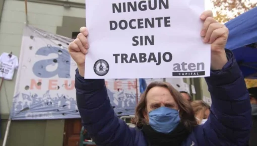Dirigentes de gremio docente ayunan en reclamo de paritarias en Neuquén