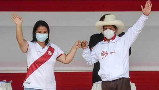 Pedro Castillo dio vuelta el conteo y le gana a Keiko Fujimori