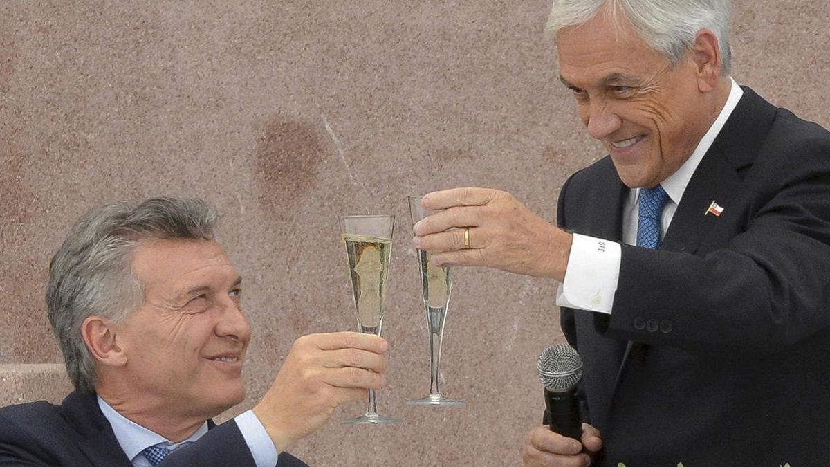 <p>Mauricio Macri / Sebastián Piñera</p> (Télam)