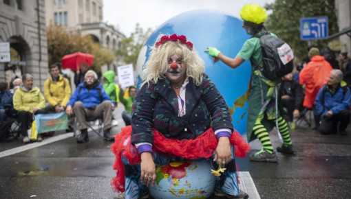 Ecologistas bloquearon el corazón financiero mundial