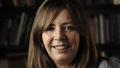 Tras el discurso de Hebe, Cerruti habló de 
