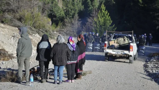 La comunidad mapuche pide desmilitarizar Cuesta del Ternero