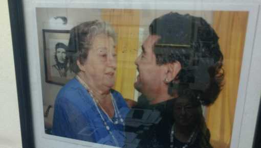 Las Madres homenajearon a Diego a un año de su partida
