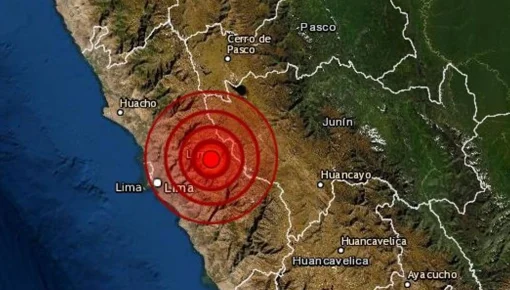 Un sismo aterrorizó a Perú