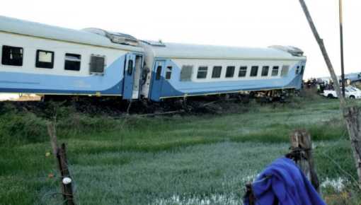 Descarriló un tren a 10 kilómetros de la ciudad de Olavarría 