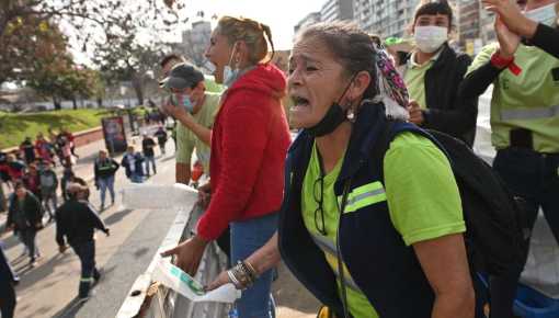 Tras la represión y maltratos, Larreta prometió paritarias para cartonerxs
