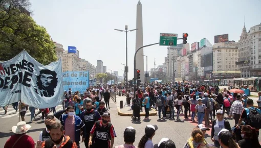 Organizaciones piqueteras se manifestarán desde el jueves en todo el país