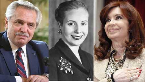 Evita inmortal: el recuerdo de Alberto y Cristina