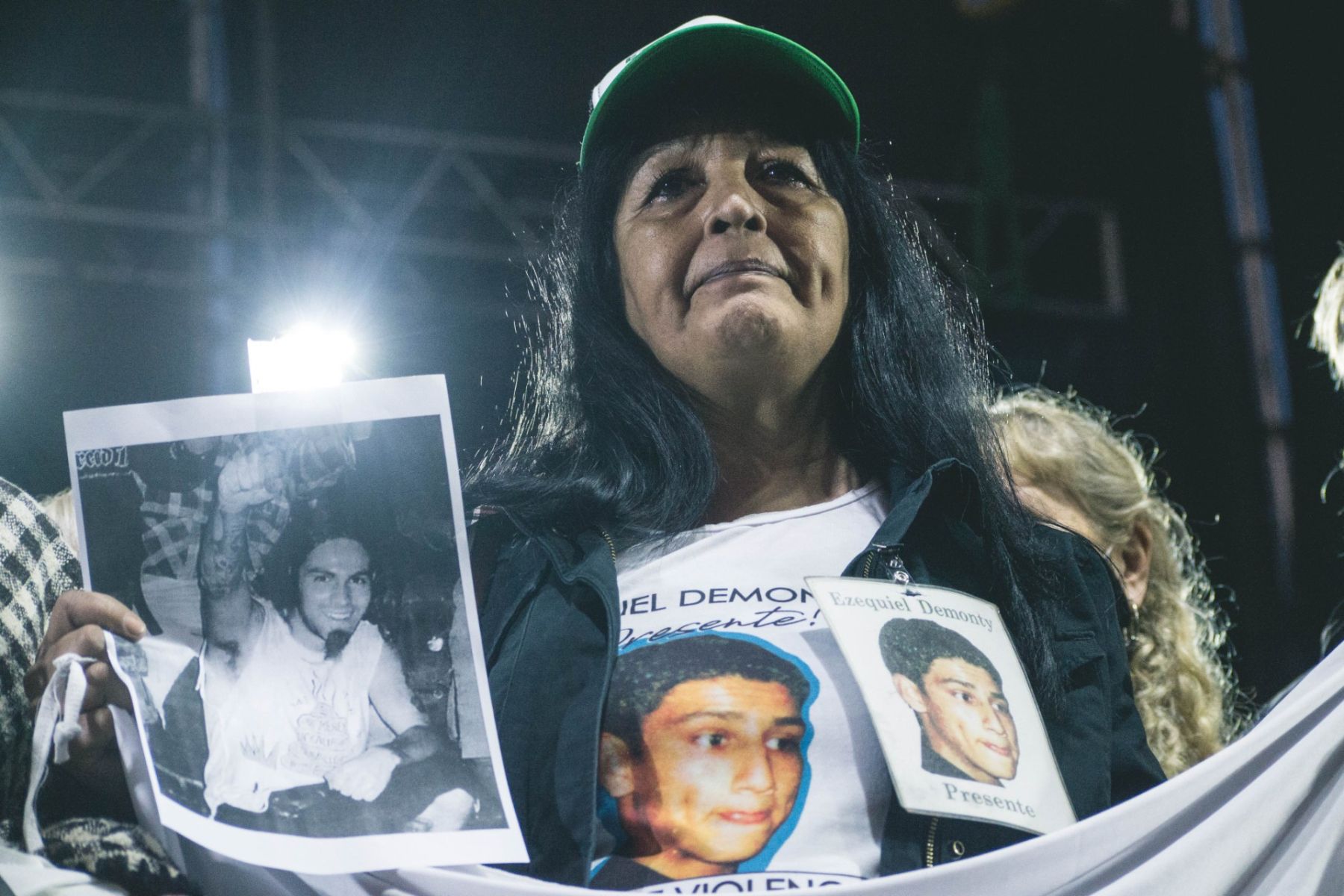 Dolores Singampa, mamá de Ezequiel Demonty, asesinado por la Policía Federal. (Foto: Rocío Bao)