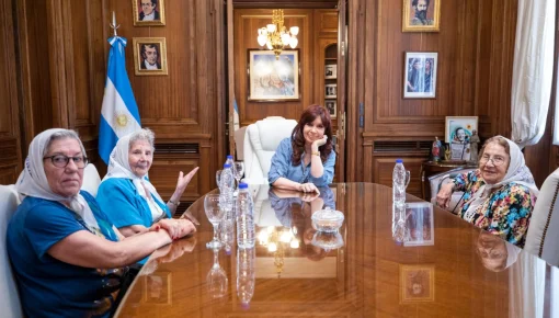 Cristina recibió a las Madres en el Senado