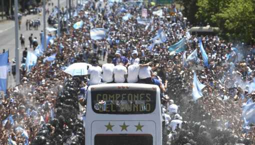 Las tendencias en redes durante el recorrido de La Scaloneta