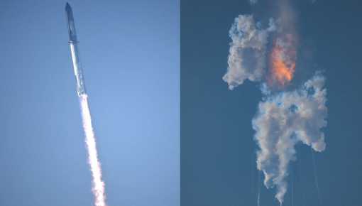 Otro fracaso de SpaceX: el Starship despegó y explotó