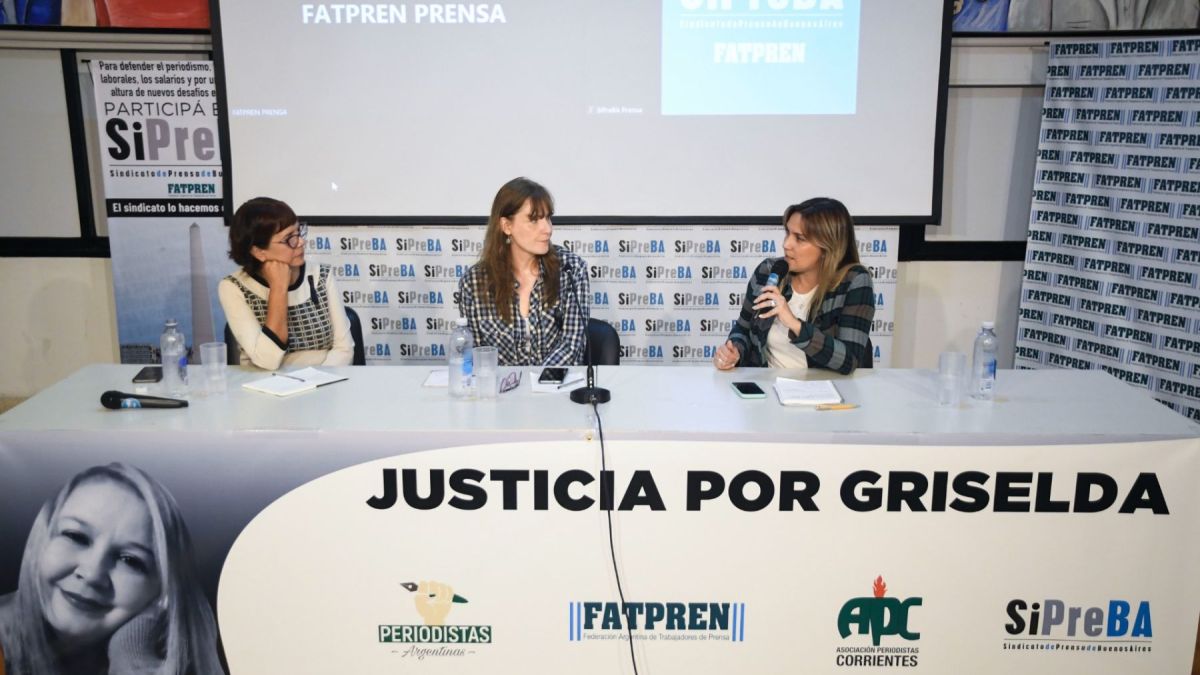 altText(Conferencia de Fatpren para exigir justicia por la periodista asesinada en Corrientes)}