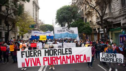 Marchan al centro porteño contra la brutal represión en Jujuy