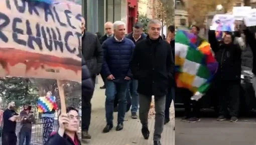 Larreta y Morales recibieron un fuerte repudio en San Luis
