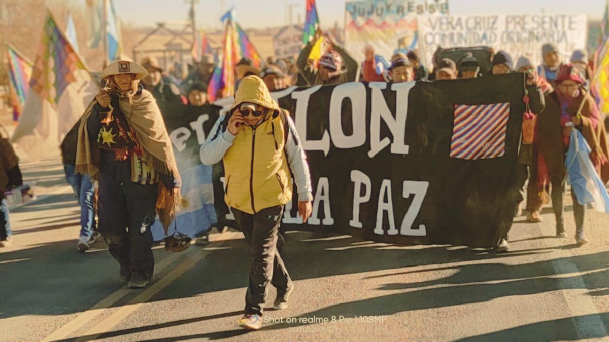 altText(Contra la reforma en Jujuy: el tercer Malón de la Paz marcha hacia Buenos Aires)}