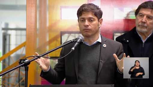Kicillof inauguró la escuela 173 de su gestión y pidió hacer memoria colectiva