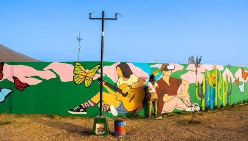“Camino Al Origen”: el mural que propone una experiencia colectiva