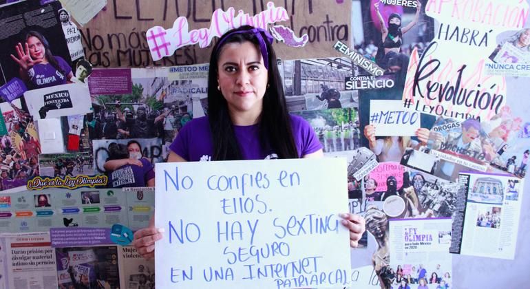 Olimpia, la chica mexicana que impulsó la ley contra la violencia digital en su país, tras el calvario vivido.