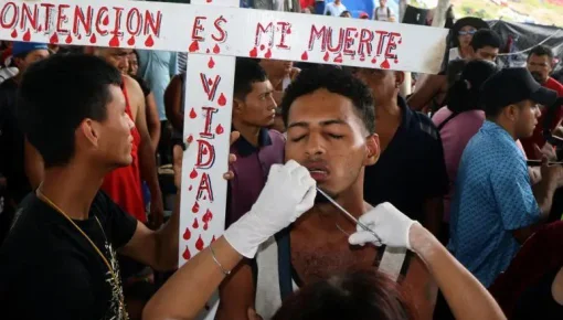 Protesta en México: migrantes latinos piden salvoconductos hacia EEUU