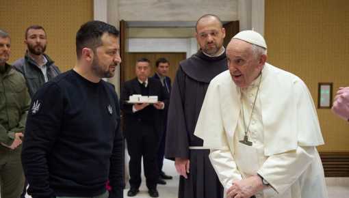 Ucrania rechazó el pedido del Papa para que negocie con Rusia