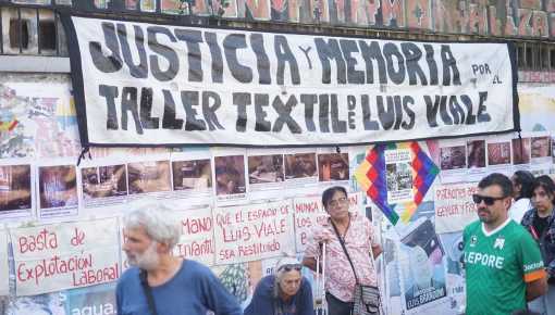Reclamo a 18 años del incendio en el taller textil clandestino &ldquo;Luis Viale&rdquo;