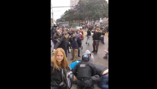 Gendarmería y la Policía Federal reprimieron en Olivos la protesta de Utep