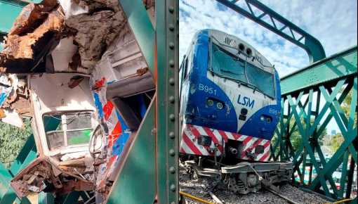 Descarriló un tren de la línea San Martín y hay 90 heridos