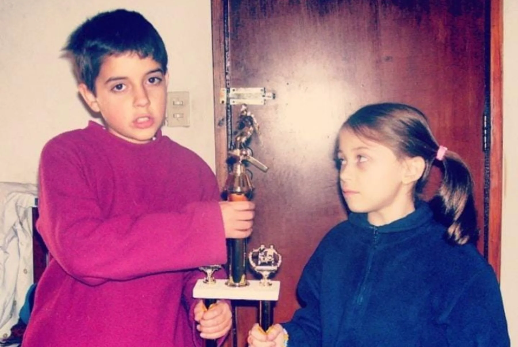 JL y Fernando de niños. Foto: cedida por la entrevistada.