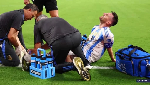 Revelaron cuál fue la lesión que obligó a Messi a abandonar la final