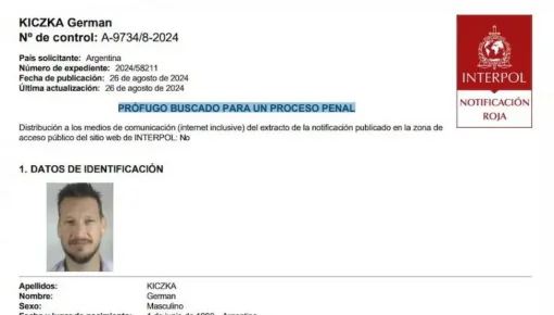 Interpol emitió el alerta roja por Germán Kiczka y su hermano
