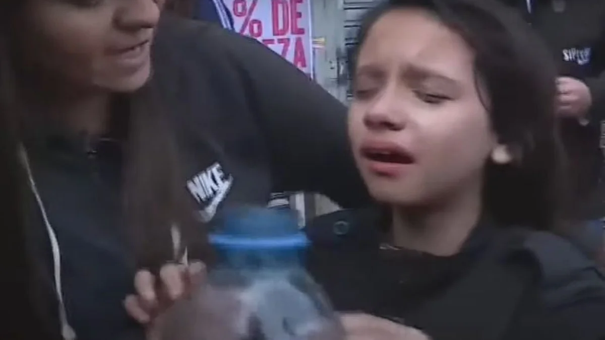 Brutalidad en Congreso: policías le tiraron gas pimienta a una nena
