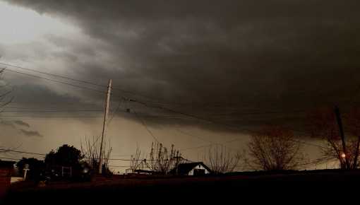 Fuerte tormenta eléctrica con granizo se abatió sobre el AMBA