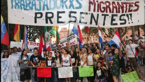 Organizaciones migrantes repudiaron el anuncio de aranceles en salud y educación