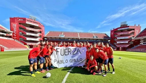 Independiente se solidarizó con Pablo Grillo