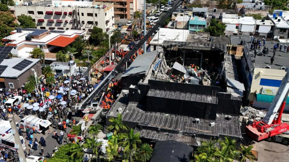 República Dominicana: más de 180 fallecidos por el derrumbe del techo de un boliche