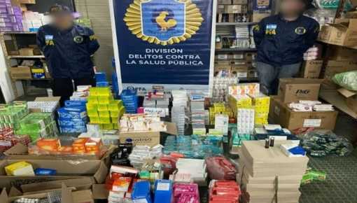 Desarticularon un local clandestino de venta ilegal de medicamentos