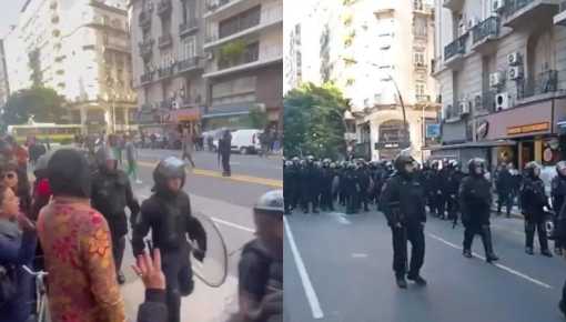 Violencia policial contra los actores en el Instituto Nacional del Teatro