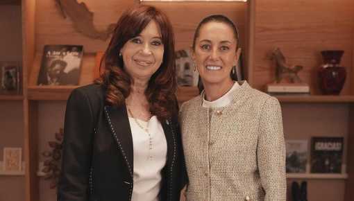 La presidenta de México expresó su solidaridad con Cristina Kirchner