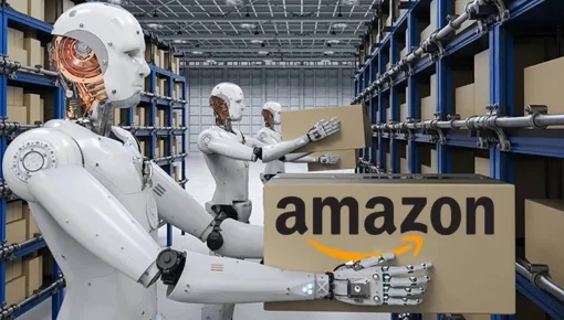 Adiós humanos: Amazon ya tiene más empleados robots que personas
