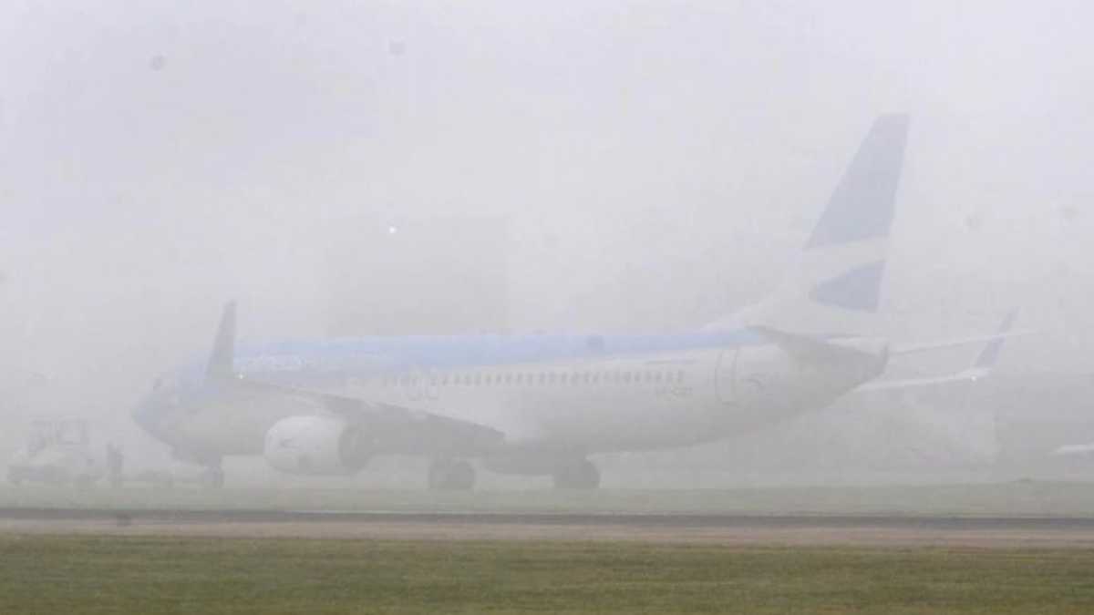 Aeropuerto de Ezeiza este martes por la mañana