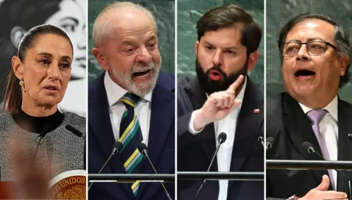 Sheinbaum, Lula, Boric y Petro repudiaron el golpe de Estado de Trump en Venezuela