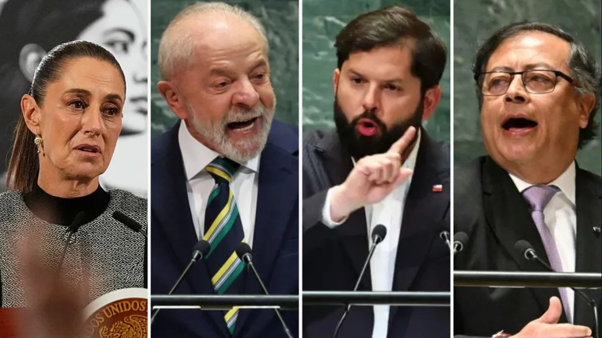 Sheinbaum, Lula, Boric y Petro repudiaron el golpe de Estado de Trump en Venezuela