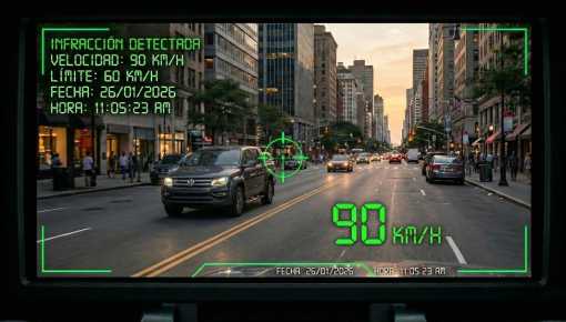 Multas de tránsito: un nuevo sistema de radar con IA labró 30 mil infracciones en un mes