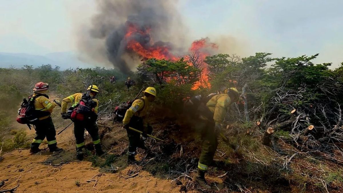 Aseguran que los incendios en Chubut son 