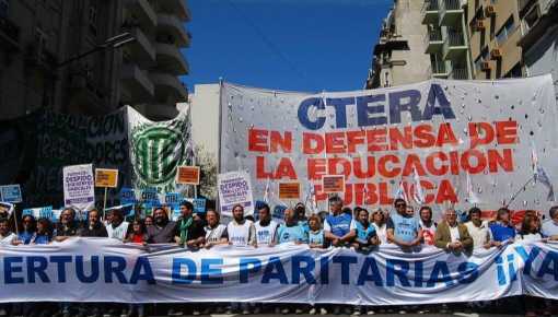 Paran los docentes de CTERA 