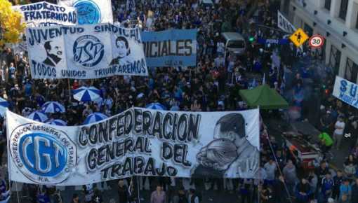 La CGT ratificó la convocatoria del día 30 contra Milei