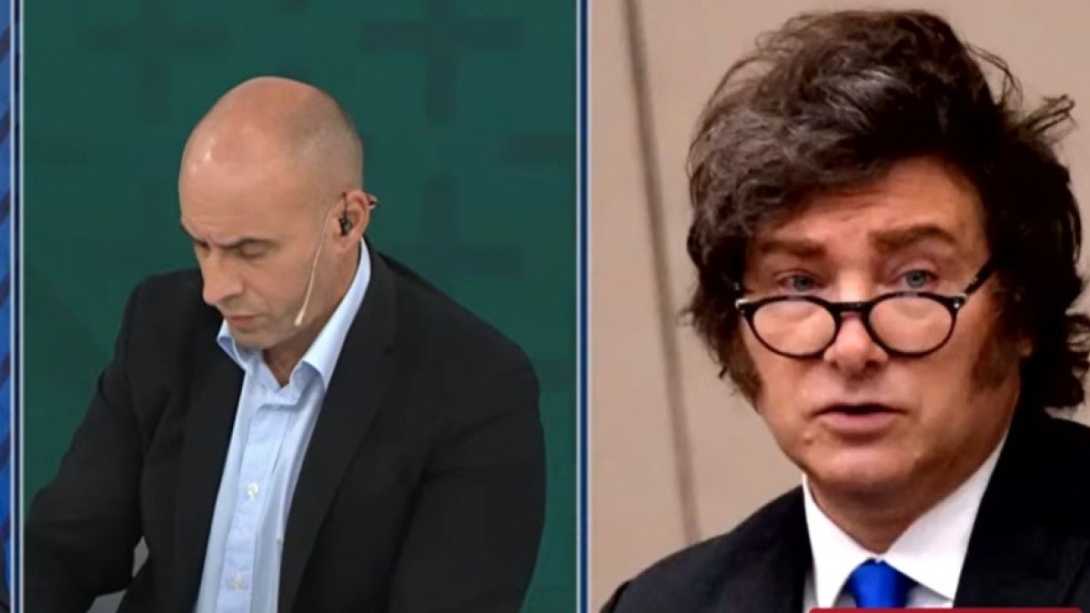 Border: el video de la entrevista en la que Milei se enojó con Trebucq: 