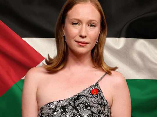 A favor de Palestina: la actriz Hannah Einbinder, de origen judío, reivindicó su postura